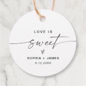 EVERLEIGH Love is Sweet Favor Label (Voorkant)