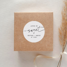 EVERLEIGH Love is Sweet Sticker 1.5"(vel van 20)