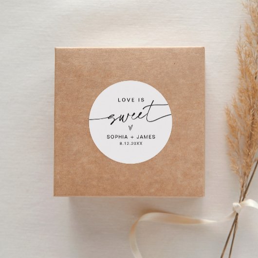 EVERLEIGH Love is Sweet Sticker 1.5"(vel van 20)