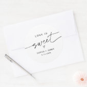 EVERLEIGH Love is Sweet Sticker 3" (vel van 6) (Envelop)