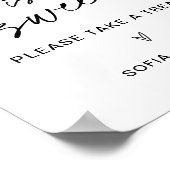 EVERLEIGH Love is Sweet Weddenschap Favors Sign Poster (Hoek)