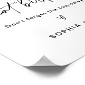 EVERLEIGH mag niet worden gebeten met een buikspui Poster (Hoek)