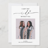 EVERLEIGH Minimale Kaart van het Bridesmaid- Voors (Voorkant)