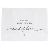 EVERLEIGH-minimalistisch gebaar van eervolle Gift  Groot Cadeauzakje (Achterkant)