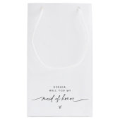 EVERLEIGH-minimalistisch gebaar van eervolle Gift  Klein Cadeauzakje (Achterkant)