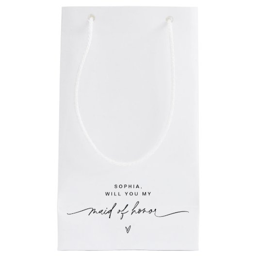 EVERLEIGH-minimalistisch gebaar van eervolle Gift  Klein Cadeauzakje (Voorkant)