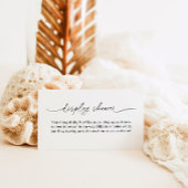 EVERLEIGH Minimalistische Display Douche Informatiekaartje