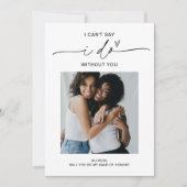 EVERLEIGH Minimalistische foto Maid of Honor Voors Kaart (Voorkant)