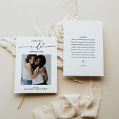 EVERLEIGH Minimalistische foto Maid of Honor Voors Kaart