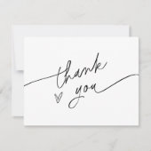 EVERLEIGH Modern Minimalist bedankpas Kaart (Voorkant)