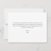 EVERLEIGH Modern Minimalist bedankpas Kaart (Achterkant)