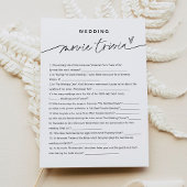 EVERLEIGH Movie Trivia Vrijgezellenfeest Kaart