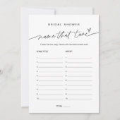 EVERLEIGH-naam die het Vrijgezellenfeest van de Tu Kaart (Voorkant)