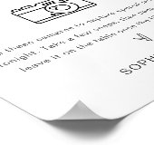 EVERLEIGH Oh Snap Disposable Camera Weddenschap Poster (Hoek)