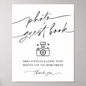 EVERLEIGH Photo Guest Book Sign Poster (Voorkant)
