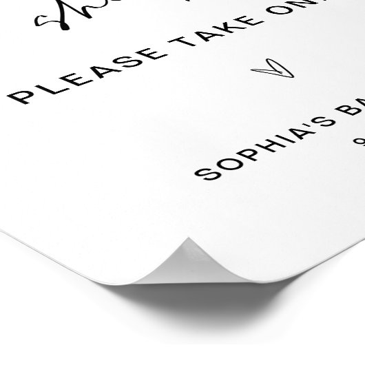 EVERLEIGH Pop het wanneer zij Pop ondertekent Poster (Hoek)