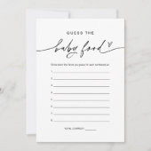 EVERLEIGH raad de Kaart van het Spel van de Baby (Voorkant)