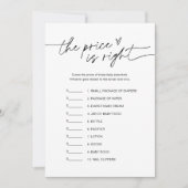 EVERLEIGH Raad de prijs Baby shower Game Kaart (Voorkant)