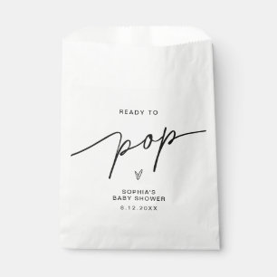 EVERLEIGH Ready to Pop Popcorn Baby shower Bedankzakje