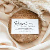 EVERLEIGH Recipe Insert Kaart Visitekaartje