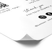 EVERLEIGH Scannen om mobiele afhandelingstekens te Poster (Hoek)