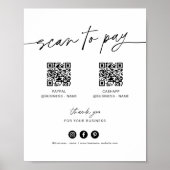 EVERLEIGH Scannen om mobiele afhandelingstekens te Poster (Voorkant)