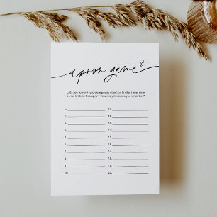 EVERLEIGH Schort Vrijgezellenfeest Kaart