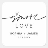 EVERLEIGH S'more Liefde Favor Sticker (Voorkant)