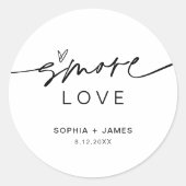 EVERLEIGH S'more Liefde Favoriet 3" Ronde Sticker (Voorkant)