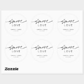 EVERLEIGH S'more Liefde Favoriet 3" Ronde Sticker (Vel)