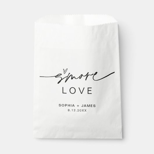 EVERLEIGH S'more Love Favor Bag Bedankzakje (Voorkant)