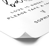 EVERLEIGH Snoep Bar Weddenschap Poster (Hoek)