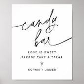 EVERLEIGH Snoep Bar Weddenschap Poster (Voorkant)