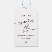 EVERLEIGH Sparkler verzendt weg, laat reserveonder Cadeaulabel (Achterkant)