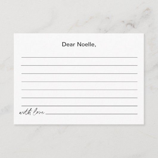 EVERLEIGH Time Capsule Baby shower Kaart (Voorkant)