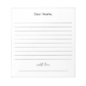 EVERLEIGH Time Capsule Baby shower Notitieblok (Voorkant)