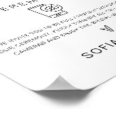 EVERLEIGH Unplugged Ceremony Weddenschap Poster (Hoek)