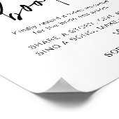 EVERLEIGH Video Booth Huwelijksbord Poster (Hoek)