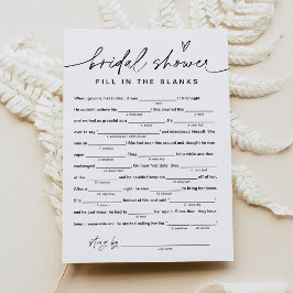 EVERLEIGH Vrijgezellenfeest Libs, vul de Blanken i Kaart