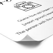 EVERLEIGH waar ze werden gefotografeerd Poster (Hoek)