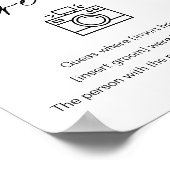 EVERLEIGH waar ze werden gefotografeerd Poster (Hoek)