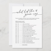 EVERLEIGH wat de Groom zei de Kaart van het Spel v (Voorkant)