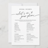 EVERLEIGH Wat zit er op je telefoon Bruidsfeest sp Kaart (Voorkant)