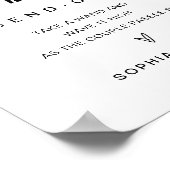 EVERLEIGH Weddenschap Afmelden Poster (Hoek)