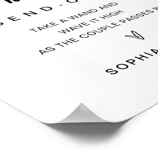 EVERLEIGH Weddenschap Afmelden Poster (Hoek)