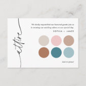 EVERLEIGH Wedding Guest Attire Enclosure Kaart (Voorkant)