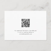 EVERLEIGH Wedding Guest Attire Enclosure Kaart (Achterkant)