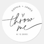 EVERLEIGH Wedding Petal Confetti Toss Sticker (Voorkant)