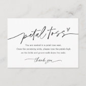 EVERLEIGH Wedding Petal Toss Seat Kaart (Voorkant)