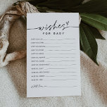 EVERLEIGH wenst het Baby shower van het Advies van<br><div class="desc">Everleigh Collectie - een verbluffend en minimalistisch collectie met een modern lettertype voor kalligrafie dat zowel chic als stijlvol is. Dit collectie biedt een tijdloos en elegant ontwerp dat perfect is voor elke gebeurtenis, van bruiloften tot baby showers en alles daartussen. Beleef de elegantie en verfijning van het Collectie van...</div>